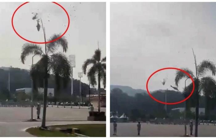 Hubschrauber kollidieren bei Proben einer Militärparade und stürzen zu Boden: 10 Tote in Malaysia