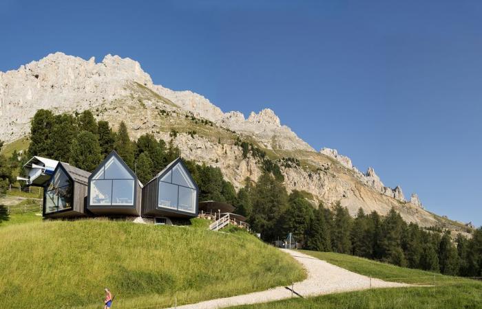 Eine wunderschöne Schutzhütte in den Dolomiten
