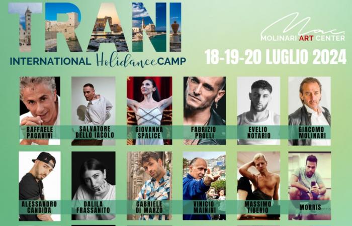 Trani – „International HoliDance Camp“: Im Juli kommt die größte internationale Tanzbühne in die Stadt