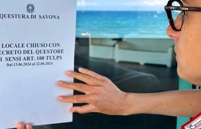 Der Polizeikommissar von Savona schließt den Nachtclub Riviera wegen Schlägereien für 10 Tage