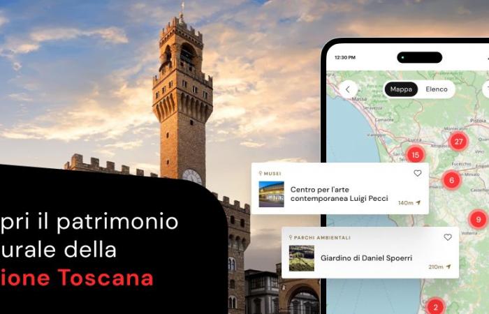 Die Region startet die Kultur-App, um mit einem Klick durch die Schönheiten der Toskana zu navigieren
