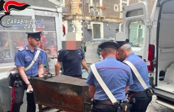Illegale Terrassen im „arrusti e eat“ von Catania, Beschwerden und Beschlagnahmungen