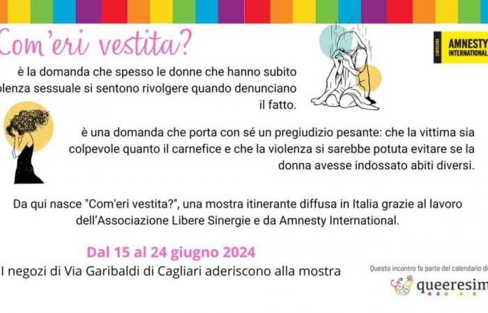 Eine Wanderausstellung in den Schaufenstern von Cagliari zur Förderung der LGBTI+-Rechte La Nuova Sardegna
