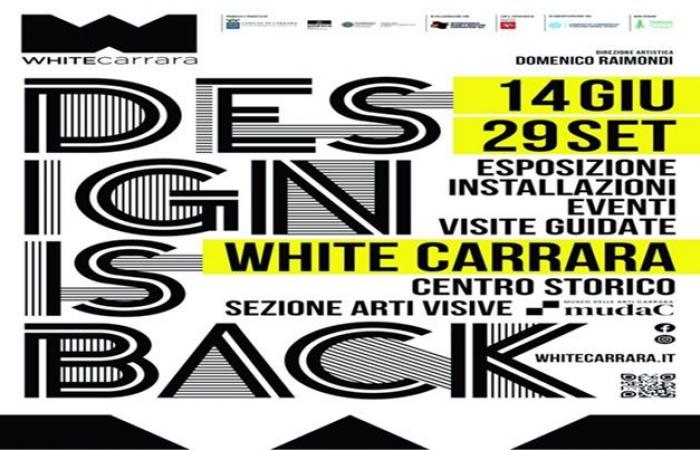 WEISSES CARRARA 2024 | Design ist zurück | Carrara (MS), historisches Zentrum