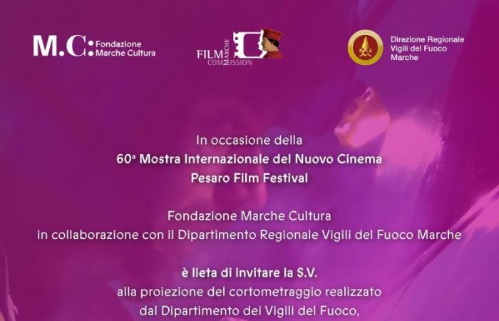 „Gli Elefanti“, der Kurzfilm über die Feuerwehr, wurde im Teatro Sperimentale von Pesaro uraufgeführt