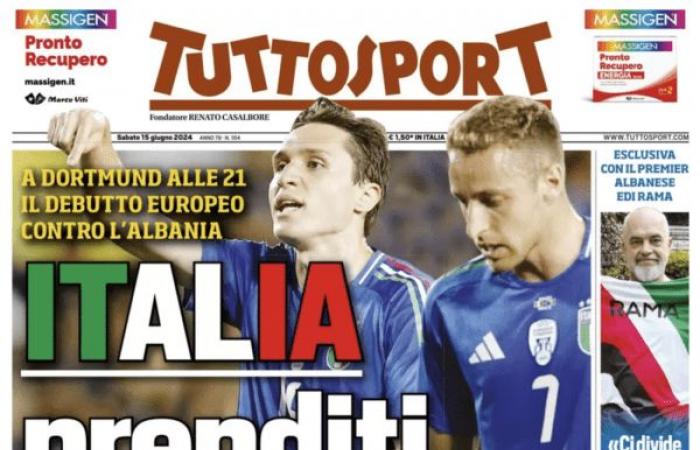 Presseschau vom 15. Juni in Genua: Der Name Turati steht im Mittelpunkt. Retegui im ​​Interview mit Sportweek