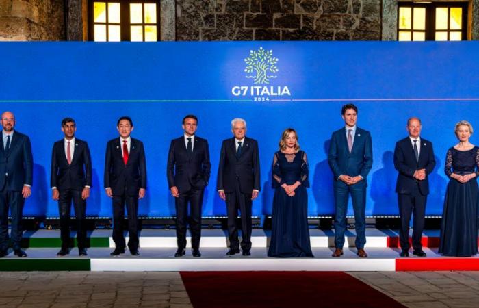 „Vielen Dank an Präsident Mattarella, der Brindisi als Veranstaltungsort für das G7-Eröffnungsessen ausgewählt hat.“