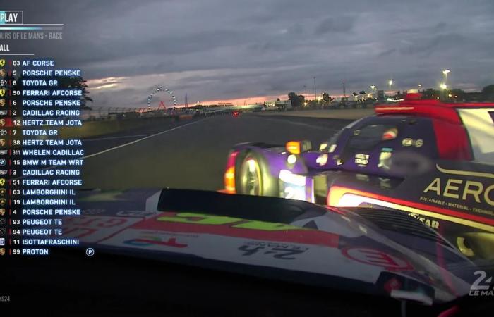 24 Stunden von Le Mans, Bericht der ersten 8 Stunden: Kubicas Ferrari geht in die Nacht voraus. Valentino Rossi 2