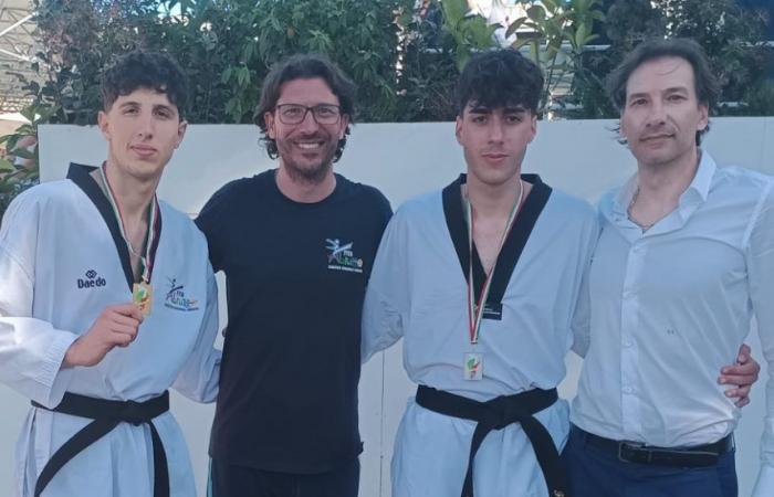 Taekwondo Italian Cup, Luigi Fegatilli Goldmedaille im 78-kg-Lauf, Francesco Scamolla italienischer Vizemeister im 80-kg-Lauf