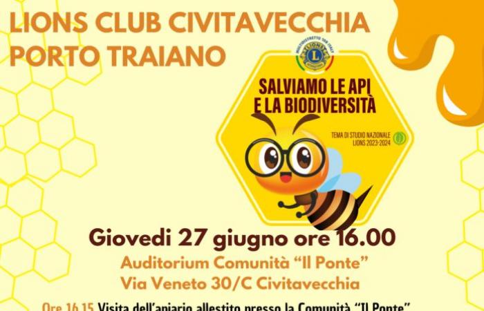 Bienen im Mittelpunkt einer Konferenz, die vom Lions Club Civitavecchia Porto Traiano gemeinsam mit dem Verein Il Ponte organisiert wurde