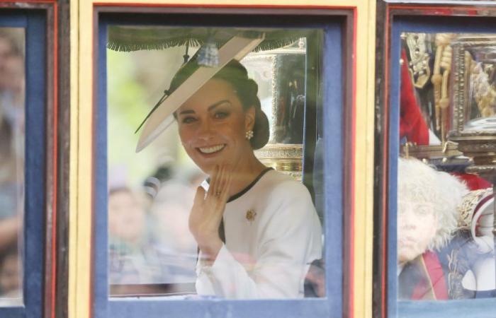 Kate Middleton, die beliebteste, ist zurück: alle Fotos bei Trooping The Colour 2024