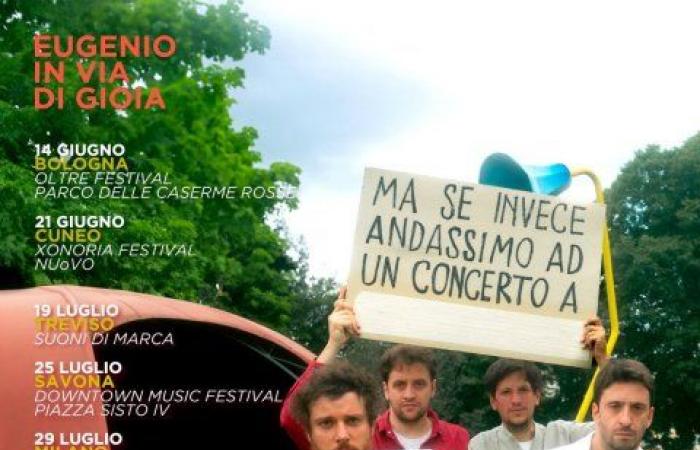 Eugenii kehren live mit in Cuneo, Treviso, Savona und Mailand zurück
