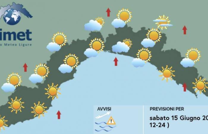Das Wetter in Ligurien ist am Wochenende durch Schwankungen zwischen Sonne und Wolken gekennzeichnet