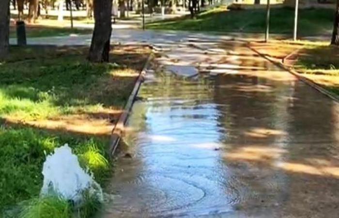 Andria, die überflutete Stadtvilla: eine öffentliche Verschwendung wegen Idioten. Es wird nach den Verantwortlichen für die Schäden an der Bewässerungsanlage gesucht