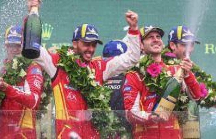 Ferrari gewinnt die 24 Stunden von Le Mans mit dem kalabrischen Fahrer Antonio Fuoco