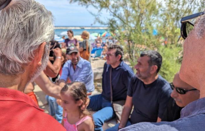 Bari bei der Wahl, die Kandidaten am Strand. Leccese: „Kontinuität mit Decaro“. Romito: «Wir sind die Alternative»