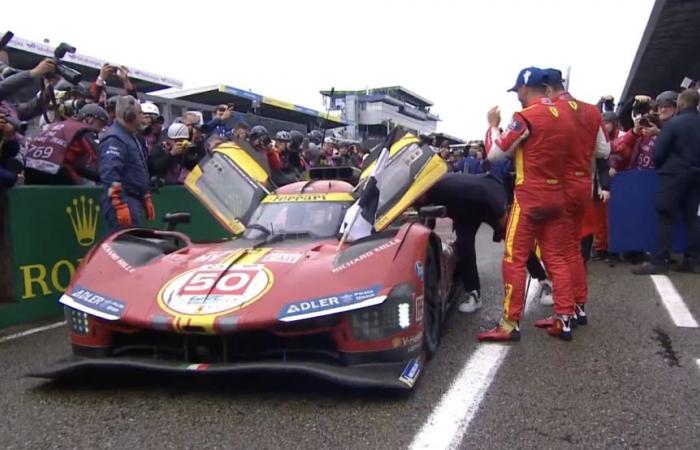 Ferrari gewinnt die 24 Stunden von Le Mans, ein zweiter Triumph