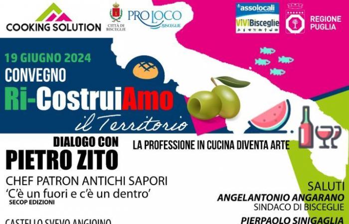 Bisceglie: der Bauernkoch für die neue Veranstaltung „Lasst uns das Territorium wieder aufbauen“