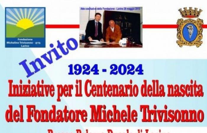 Larino. Zwei Tage voller Veranstaltungen zur Feier des 100. Geburtstags des larineischen Wohltäters Michele Trivisonno!