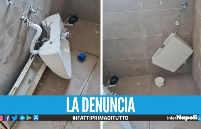 Vandalenangriff in Casoria, die neu installierten Toiletten im Michelangelo-Park werden zerstört
