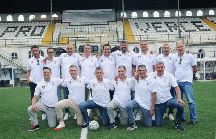Die Männer des „Scudicettino“ von 1994 kehrten für einen Tag nach Vercelli zurück