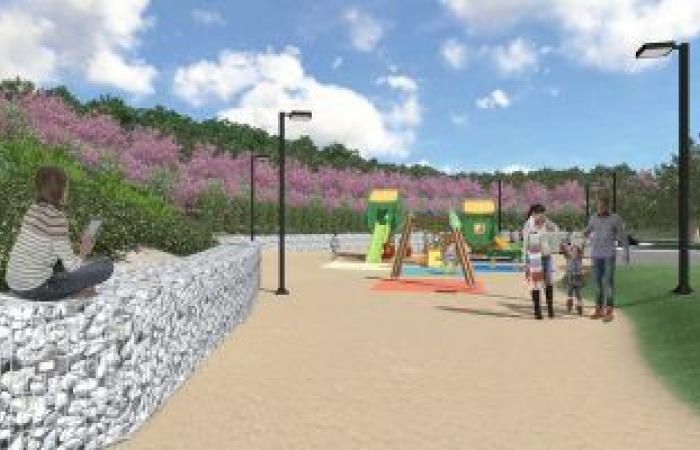 Bari begrüßt eine neue Grünfläche, hier ist der Bonomo-Park in der Via Amendola