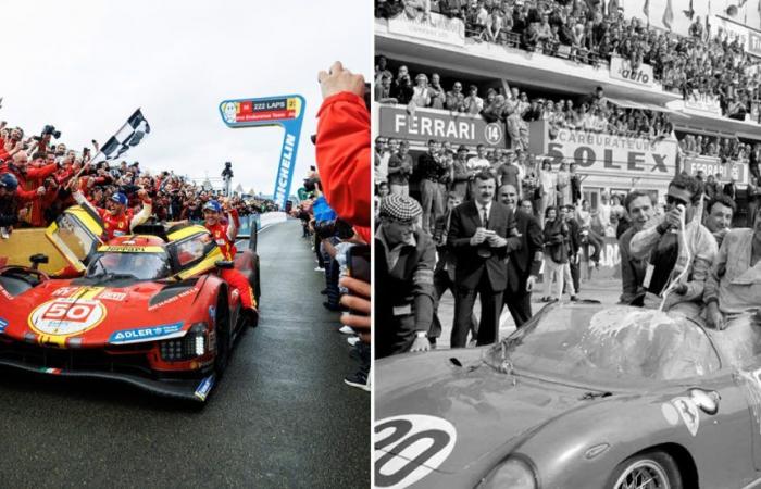 Sechzig Jahre nach dem Sieg von Nino Vaccarella kehrt Ferrari zurück und gewinnt die 24 Stunden von Le Mans