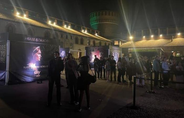 House of the Dragon, Mailand begrüßt die erste Folge der neuen Staffel im Castello Sforzesco