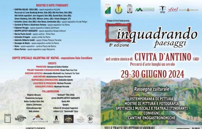 Die achte Ausgabe von „InQuadrando Paesaggi“ in Civita d’Antino