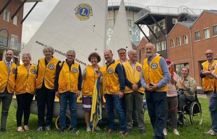 Ein Boot, das die Lions dem Verein Marinando Ravenna gespendet haben