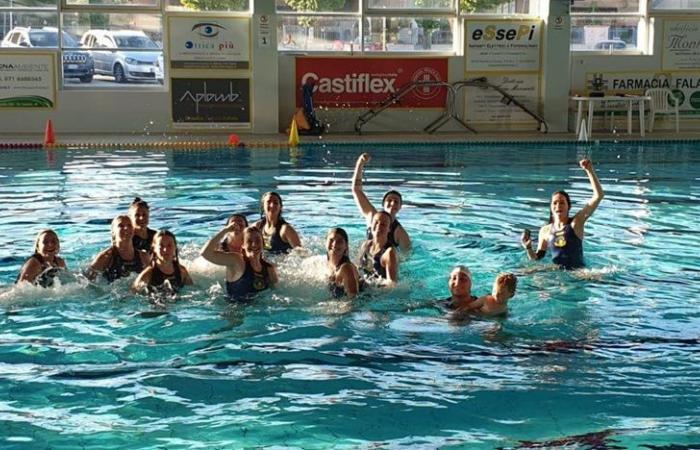 Frauen-Wasserball B / Team Marche Moie, 22 – 4 gegen Azzurra Prato