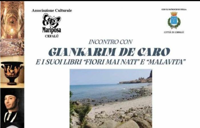 Der aus Palermo stammende Schriftsteller Giankarim De Caro präsentiert seine Bücher „Malavita“ und „Fiori mai nati“ von Navarra Editore in Cefalù – BlogSicilia