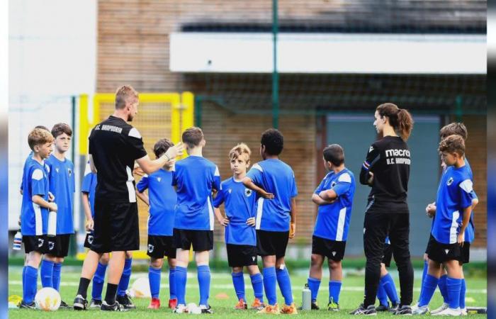 Sampdoria, die neuen Camps haben in Bogliasco mit über 100 Kindern begonnen