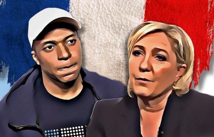 Mbappé „antifa“ mit Marine Le Pen, aber Katars Geld passt zu ihm