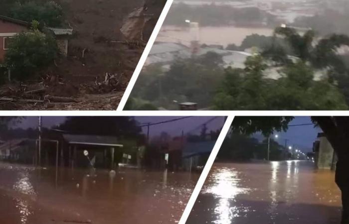 Unwetter in Brasilien, Überschwemmungen in Rio Grande do Sul: Três Coroas unter Wasser