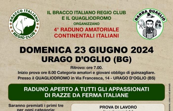 FIDC LOMBARDEI FÖRDERT DAS ITALIENISCHE KONTINENTALE AMATEURTREFFEN IN URAGO D’OGLIO – FIDC – Italienischer Jagdverband