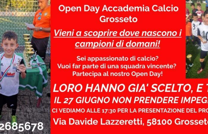 Große Vorfreude auf den Tag der offenen Tür der Accademia Calcio Grosseto am 27. Juni – Grosseto Sport
