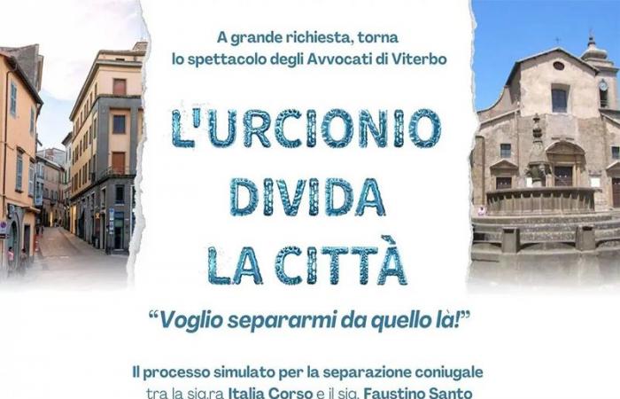 Die Urcionio teilt die Stadt, die Show der Anwälte von Viterbo, ist auf vielfachen Wunsch zurück