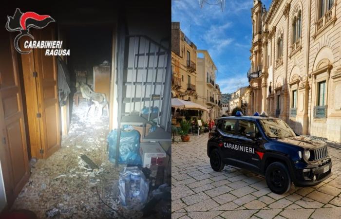 Scicli: Älterer Mann aus seinem brennenden Haus gerettet und mit einem Krankenwagen nach Catania transportiert