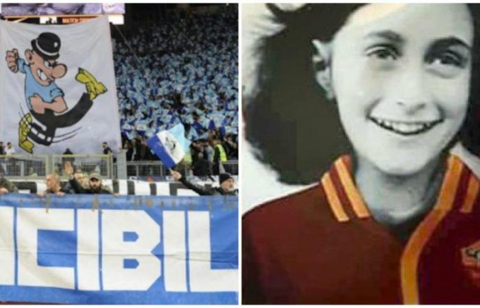 Zwölf Lazio-Ultras wegen Aufklebern der römischen Spielerin Anna Frank im Olimpico vor Gericht