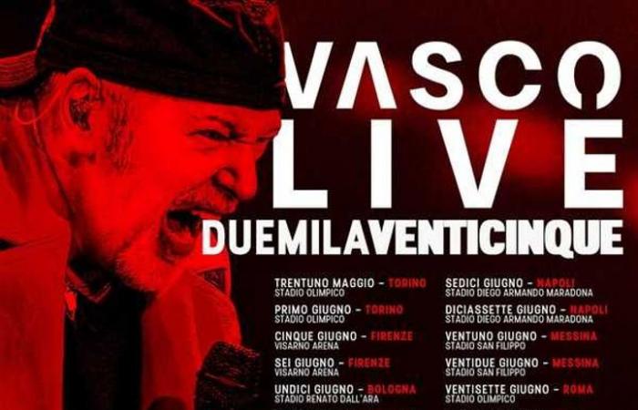 Am 21. und 22. Juni 2025 ist es offiziell. Vasco Rossi kehrt nach Messina ins Franco-Scoglio-Stadion zurück