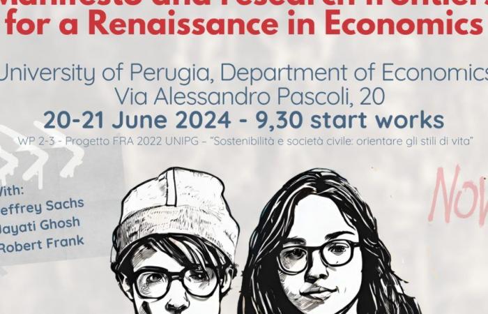 Perugia, die Präsentation des „Manifests für eine neue Wirtschaft“ am 20. und 21. Juni