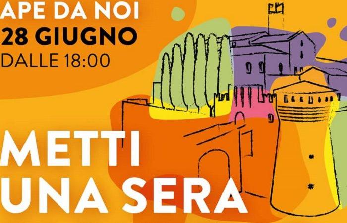 Ostlombardei in Brescia für die Initiative „Ape da Noi – Verbringen Sie einen Abend im Schloss“.