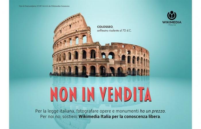 „Nicht zu verkaufen“, die neue Kampagne von Wikimedia Italia ist im Gange, um die kostenlose Weitergabe des italienischen Kulturerbes zu unterstützen