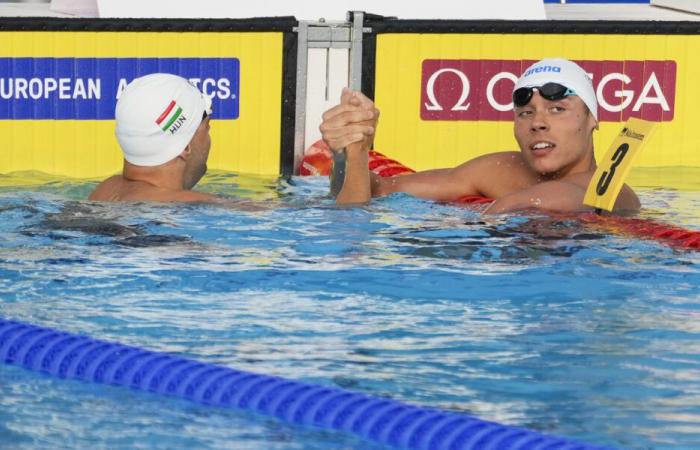 Beim Schwimmen steht David Popovici kurz davor, in Belgrad den Weltrekord über 100 m Freistil zu brechen! Romanchuk war sein 800 SL