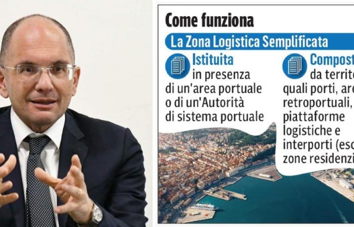 Zls auch in den Marken und Geschäftsanreizen, Castellis Änderung zur Erweiterung der speziellen Logistikzonen
