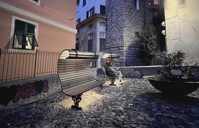 Genua, historisches Zentrum: Mit dem Projekt „Beleuchtung für Genua“ erstrahlt auch die Piazza San Marcellino