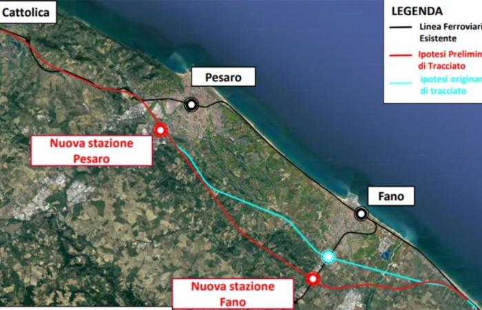 Pesaro, auf Wiedersehen Eisenbahnumfahrung. Biancani: „Falsche Wahl, auch die grüne Linie mit Bäumen und Radwegen wird übersprungen“ – Nachrichten Pesaro – CentroPagina