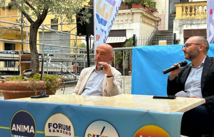 Sanremo, Alessandro Mager beendet den Wahlkampf auf der Piazza San Siro (Foto und Video) – Sanremonews.it