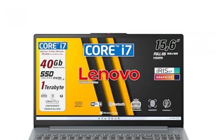 Dieser Laptop verfügt über 40 GB RAM, Core i7, 1 TB SSD, Thunderbolt 4, es ist ein Lenovo und wird für 780 € angeboten!